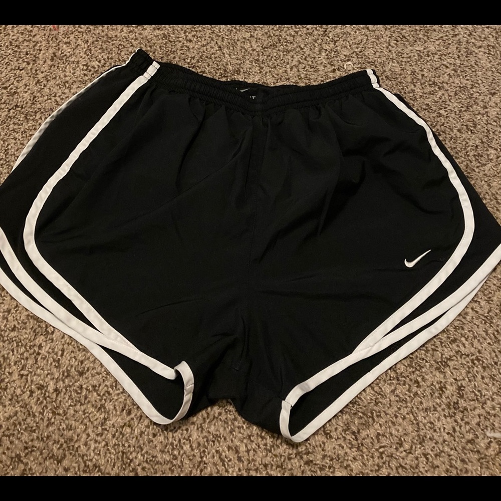 Black Nike running shorts size medium